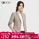 G2000女裝商場(chǎng)新款柔軟舒適修身通勤正裝西裝 棕啡色 XS /32