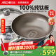愛(ài)仕達（ASD）炒鍋無(wú)氟涂層純鈦炒菜鍋不銹鋼家用鈦鍋防粘燃氣電磁爐通用32cmZ1