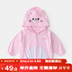 嘟嘟家嬰兒防曬服薄款寶寶防曬衣夏裝男童外套戶(hù)外兒童童裝薄 粉色兔子