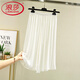 浪莎（LangSha）莫代爾安全褲裙褲打底短褲內搭居家寬松不含棉內襯褲子 白色長(cháng)款 M (建議80-120斤)