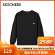 斯凱奇（Skechers）新年禮物2025春冬季男女同款圓領(lǐng)時(shí)尚潮流百搭運動(dòng)打底衫L325U033