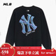 MLB衛衣男女情侶同款圓領(lǐng)套頭秋冬季長(cháng)袖運動(dòng)外套3AMTB3254-50BKS-M