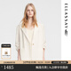 歌力思（ELLASSAY）夏新款100%醋酸輕薄高級感職業(yè)通勤西裝外套女EWB352T00700 香檳杏 S