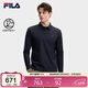 FILA 斐樂(lè )官方男子針織長(cháng)袖POLO衫2026春季簡(jiǎn)約基礎防曬上衣