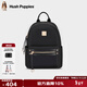 暇步士（Hush Puppies）背包女士雙肩包時(shí)尚大容量書(shū)包通勤出差電腦包情人節禮物旅行包 黑色HA-1472503W-5720