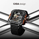 CIGA Design璽佳鋒芒系列機械腕表潮流X系列大猩猩鏤空表 手表男款 生日禮物