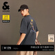 杰克·瓊斯（JACK&JONES） 【BSQ聯(lián)名】男裝短袖T恤上衣膠印圖案純棉羅紋圓領(lǐng)寬松226101032