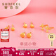 賽菲爾黃金耳飾足金999.9女迷你養耳棒卡通耳釘 圓點(diǎn)約0.35克 單支售賣(mài)