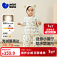 迷你巴拉（minibala）【迷你小蛋仔】嬰兒羽絨服三防連體羽絨服男女童寶寶連體衣 黑白色調00391 【白鴨絨-1000+清潔度】 66 CM 3-6個(gè)月