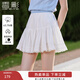 香影白色蓬蓬裙女短裙2026春季新款小個(gè)子蕾絲花邊高腰a字半身裙 白色 付款后5天內發(fā)貨 M