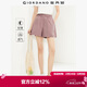 佐丹奴休閑短褲女夏季新款純棉紐扣松緊腰寬松薄款褲子女05405309