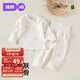 婧麒（JOYNCLEON）寶寶秋衣秋褲套裝高腰護肚嬰兒純棉套裝男女分體內衣 Jtz202887