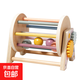 幼兒童木制蒙氏教具早教形狀滾動(dòng)鼓寶寶形狀配對顏色認知益智玩具 三合一滾動(dòng)鼓