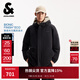 杰克·瓊斯（JACK&JONES）男裝25年秋冬季連帽羽絨服男士短款防水鴨絨服外套工裝戶(hù)外風(fēng) E43純黑色 第一批 M （175）