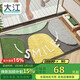 大江地墊衛生間腳墊 浴室門(mén)口吸水地墊衛浴防滑50x80cm