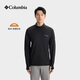哥倫比亞（Columbia）2026春夏新品戶(hù)外男鈦金吸濕速干UPF50防曬休閑運動(dòng)長(cháng)袖T恤AE5737 010-亞太修身版型 黑色 L 180/100A