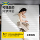 宜家（IKEA） 瓦勒沃格袋裝彈簧床墊分區定點(diǎn)支撐家用席夢(mèng)思硬墊 袋裝彈簧床墊【硬++】淺藍色 1800mm*2000mm