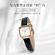 天王（TIAN WANG）手表女士時(shí)尚手表皮帶防水石英腕表品牌國表新年禮物送女友 優(yōu)雅小方表LS31237