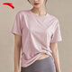 安踏短袖女速干t恤跑步春季圓領(lǐng)薄款透氣健身訓練運動(dòng)上衣女神節禮物 店長(cháng)推薦色【吸濕速干】剛柔粉-6 L (女170)