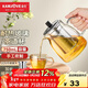金灶（KAMJOVE）泡茶壺飄逸杯 耐熱玻璃茶具功夫辦公室花茶壺 茶水分離杯茶壺家用 A-19加長(cháng)濾籃 750ml