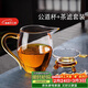 PAKCHOICE玻璃公道杯帶茶漏三件套過(guò)濾分茶器功夫茶具配件加厚耐熱泡茶工具
