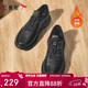 紅蜻蜓冬季商務(wù)運動(dòng)休閑皮鞋男舒適加絨棉鞋松緊帶 WTD43376黑色42