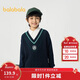 巴拉巴拉兒童毛衣男春秋2025款套頭針織衫假兩件【商場(chǎng)同款】202125103107