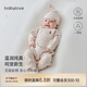 babylove新生兒連體衣春秋款純棉和尚服嬰兒衣服初生兒寶寶彩棉哈衣爬服
