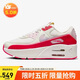 耐克（NIKE） 女子AIR MAX 90 LV8 SE厚底休閑鞋HF5073-133 白亮紅 38 