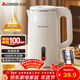 志高（CHIGO）【熱銷(xiāo)百萬(wàn)+】燒水壺電熱水壺電水壺雙層防燙1.8L大容量家用燒水壺304不銹鋼內膽大功率快速燒水