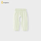 童泰（TONGTAI）嬰兒開(kāi)襠褲夏季純棉兒童褲子寶寶衣服男女童薄款長(cháng)褲綠色90cm