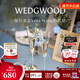 Wedgwood【新年禮物】王薇薇VeraWang愛(ài)之結繩香檳對杯高腳杯紅酒杯高顏值 真愛(ài)相隨銀色香檳對杯
