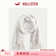 HOLLISTER美式柔軟舒適百搭保暖長(cháng)款格紋圍巾25秋冬女裝354-5036 白色格子
