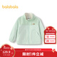 巴拉巴拉【商場(chǎng)同款】童裝男寶寶外套拼接燈芯絨2025新款秋裝上衣 黃綠41180 110
