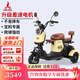 鳳凰鳳萊親子電動(dòng)三輪車(chē)家用小型老年電動(dòng)車(chē)老人休閑小三輪電動(dòng)摩托車(chē) 三座+1000W差速40A鋰電+約90公里