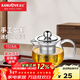 金灶（KAMJOVE）玻璃泡茶壺飄逸杯 茶道杯茶水分離杯 迷你玻璃茶壺過(guò)濾內膽茶具 AM-713/150毫升