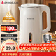 志高（CHIGO）【熱銷(xiāo)百萬(wàn)+】燒水壺電熱水壺電水壺雙層防燙1.8L大容量家用燒水壺304不銹鋼內膽大功率快速燒水