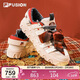 FILA FUSION斐樂(lè )潮牌PISA新年限定2026春季本命年紅色休閑滑板生活鞋