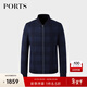 PORTS寶姿男裝商務(wù)休閑常規保暖外套夾克ML9NJ009LCF028 NAVY CHECK M