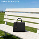 CHARLES&KEITH吊牌大容量托特包手提單肩送媽媽包包女包生日禮物CK2-50160152 Black黑色 L