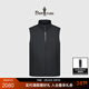 比音勒芬【Polartec阿爾法棉】春秋男士上衣背心保暖舒適立領(lǐng)馬甲外套 07黑 2XL