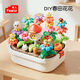 費樂(lè )（FEELO）大顆粒百變拼裝積木玩具男女孩生日禮物插花中配版81顆粒L3105桶