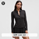 lululemon丨Hold Tight 女士緊身剪裁帶領(lǐng)長(cháng)袖襯衫 LW3IA5S 黑色 S /6