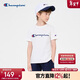 Champion【涼感科技】冠軍男女童短袖T恤2025夏季新款大小童親子裝上衣