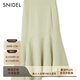 SNIDEL2025春夏不規則氣質(zhì)簡(jiǎn)約半身裙SWFS252037 萊姆綠 S