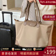 viney新款包包女包大容量托特包帆布單肩包生日圣誕禮物送女生女友 【淺駝色】圣誕節禮物送老婆高級感實(shí)用品牌通勤大包 小眾百搭輕奢休閑布包
