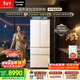松下（Panasonic）海灣464L法式多門(mén)冰箱超薄零嵌入式雙系統風(fēng)冷無(wú)霜自動(dòng)制冰一級能效NR-EW46TGC-W【國家補貼】