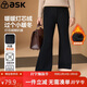 ASK JUNIOR兒童褲子女童2025冬中大童加厚保暖燈芯絨喇叭長(cháng)褲青少年 160