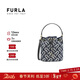 芙拉芙拉（FURLA）CLIO系列 手提單肩包 牛仔藍色+黑色【新年禮物】