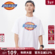 DickiesT恤男 純棉印花休閑百搭經(jīng)典款短袖 情侶同款DK011539 白色 （寬松版型） M